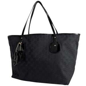 Gucci Jolie GG Canvas Tote Bag, Black, 211975, Women's